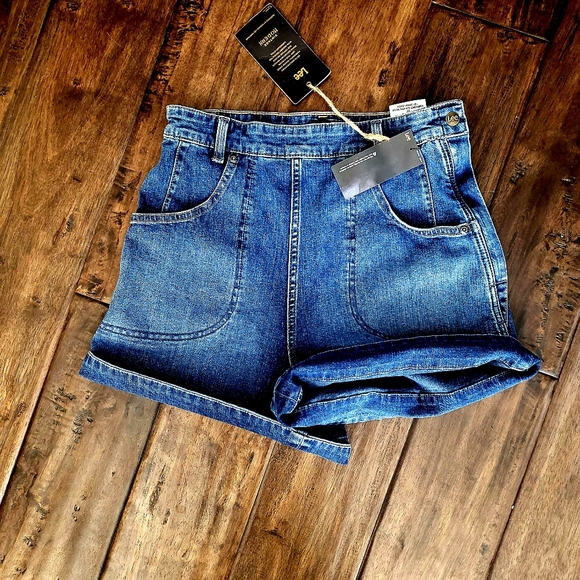 Lee Shorts Vintage Inspired Lee Utility Workwear Side Zip Denim